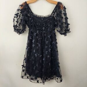 Black butterfly thirty thirty dress